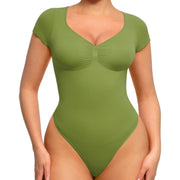 NINONERA SculptFit shaping bodysuit in Meadow Green