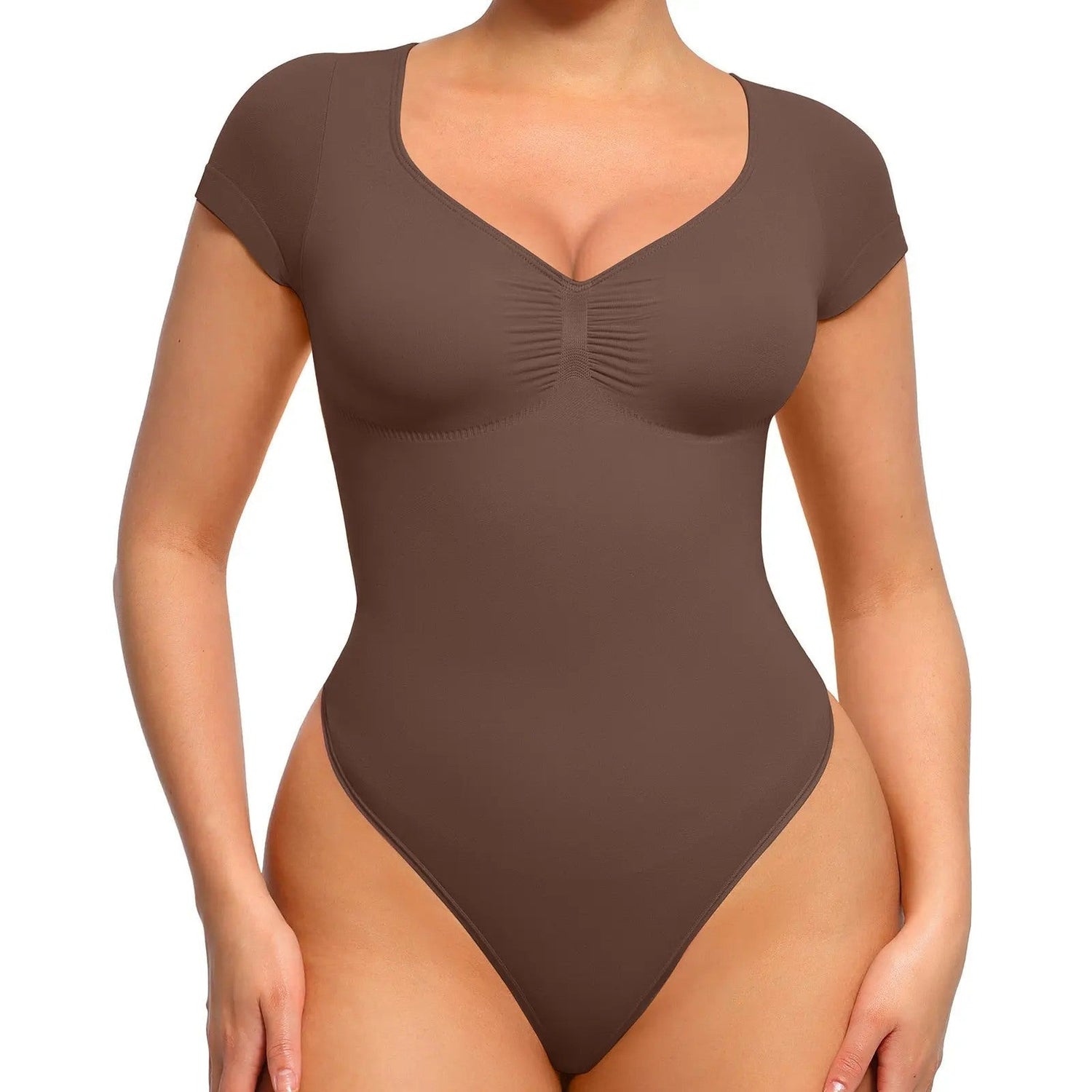 NINONERA SculptFit shaping bodysuit in Dark Brown