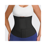 NINONERA Standard Black-with hook and eye adjustable waist cincher and sweat belt