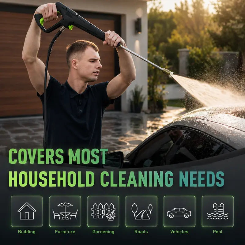 Pressure Washer with Smart Control and 15 Levels of Adjustment, 4500 PSI 3.2 GPM Electric Pressure Washer, Kink Resistant Hose, Quick Connect Fittings and Soap Tank for car, home, driveway, patio, fence, sidewalk, balcony, furniture Cleaning