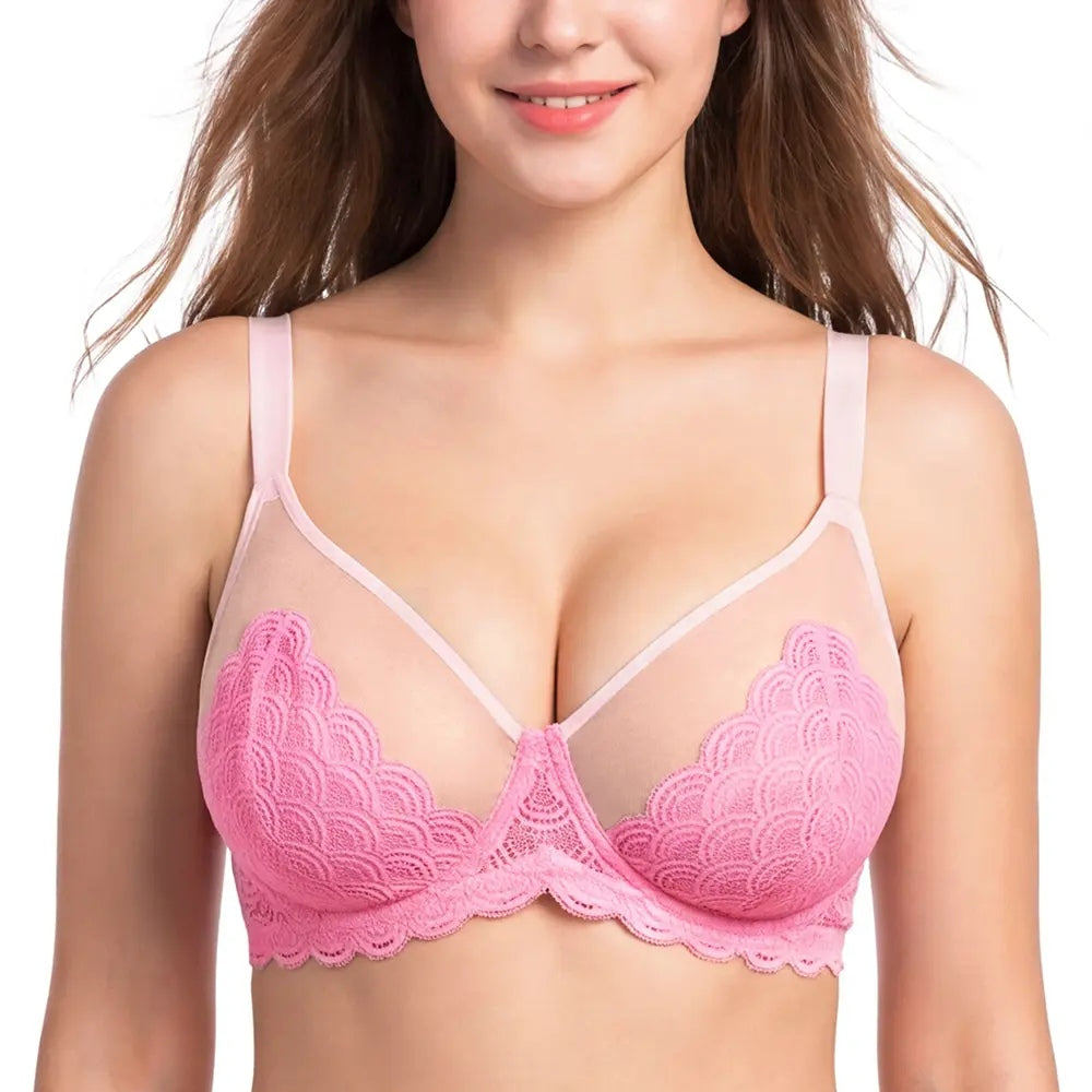 Meridian Lace Minimizer Bra product view