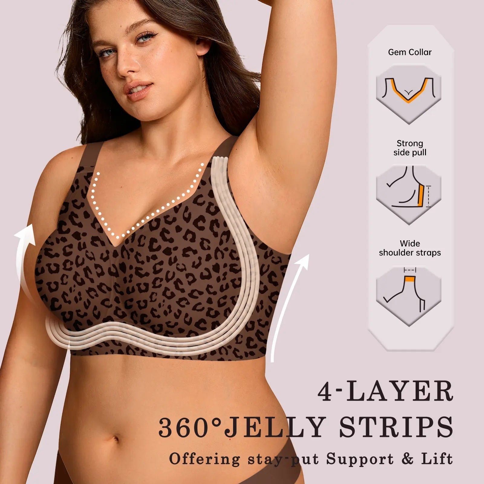 Sculpt Jelly Wireless Bra product view