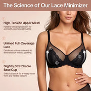 Meridian Lace Minimizer Bra product view