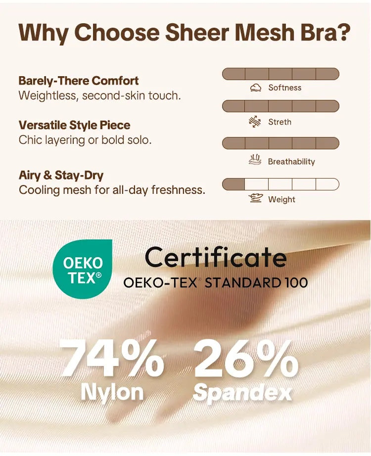 Airlight Convertible Mesh Bra product view