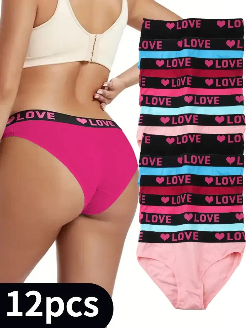 NINONERA Everyday-Rise Cotton Briefs 12-Pack - Gallery 1