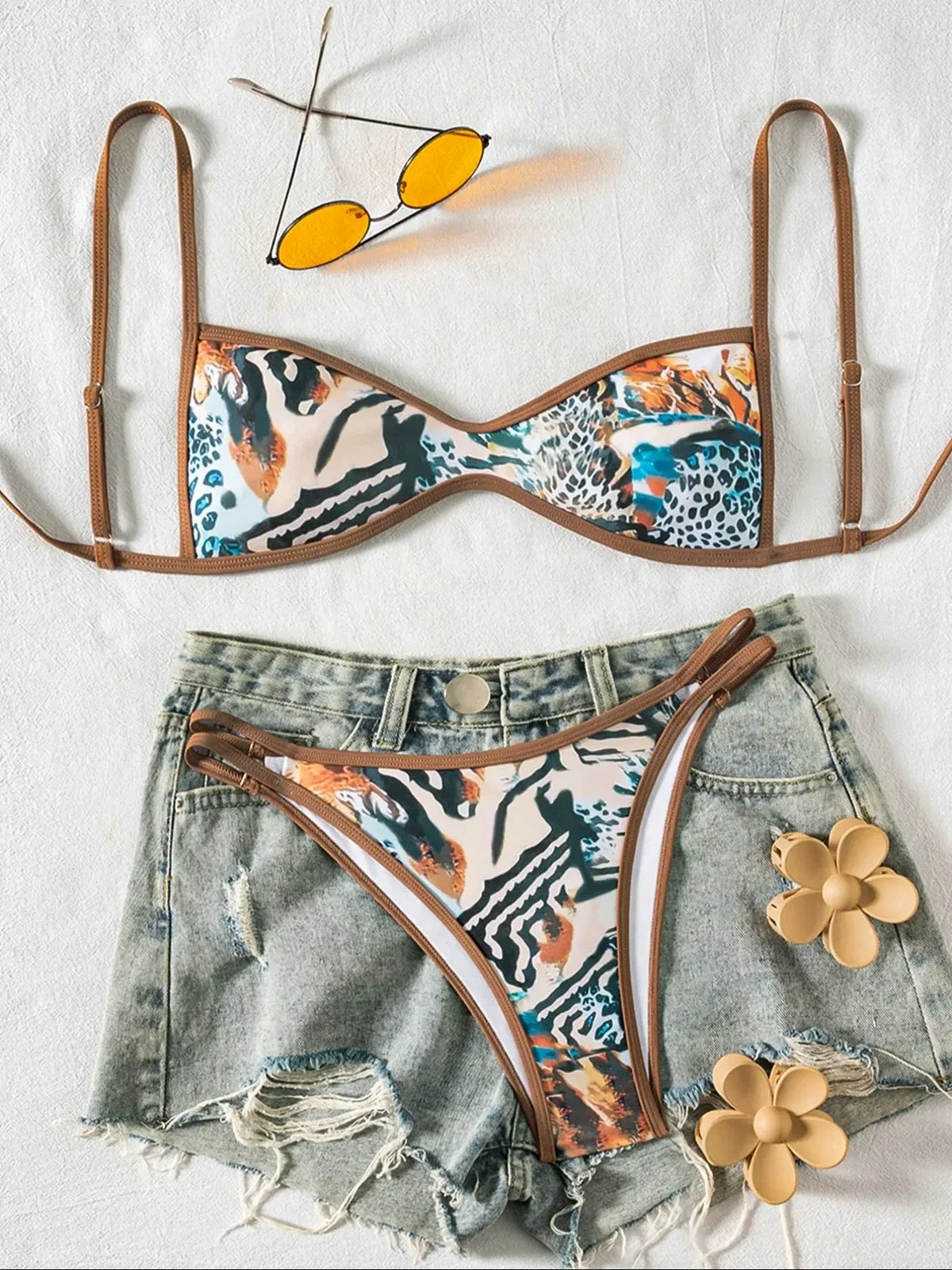 NINONERA PetalLine Floral Bikini Set - Gallery 5