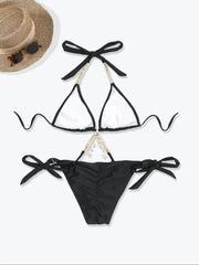 NINONERA LumiChain Rhinestone Bikini Set - Gallery 8