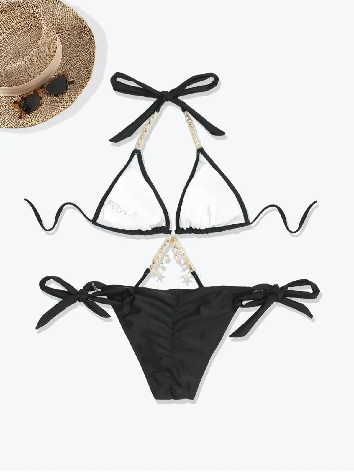 NINONERA LumiChain Rhinestone Bikini Set - Gallery 8