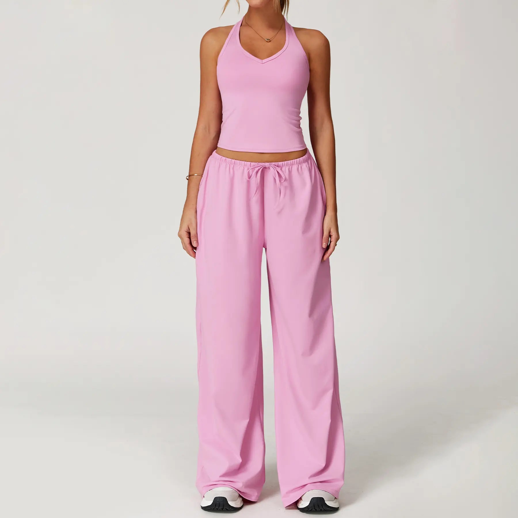 NINONERA 2-Piece Athleisure Outfit — Pink