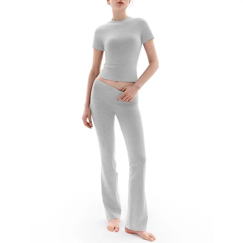 NINONERA 2-Piece Lounge Set — Heather Grey