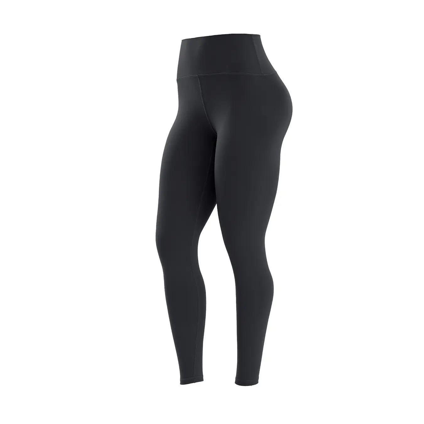NINONERA Gold-Color Zipper Soft Brushed Women's Sporty Jacket — Black-Leggings