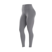 NINONERA 【Gold-Color zipper】Soft Brushed Women's Sporty Jacket — Khaki Gray-Leggings