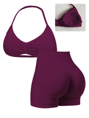 NINONERA Sporty Yoga Set — Burgundy