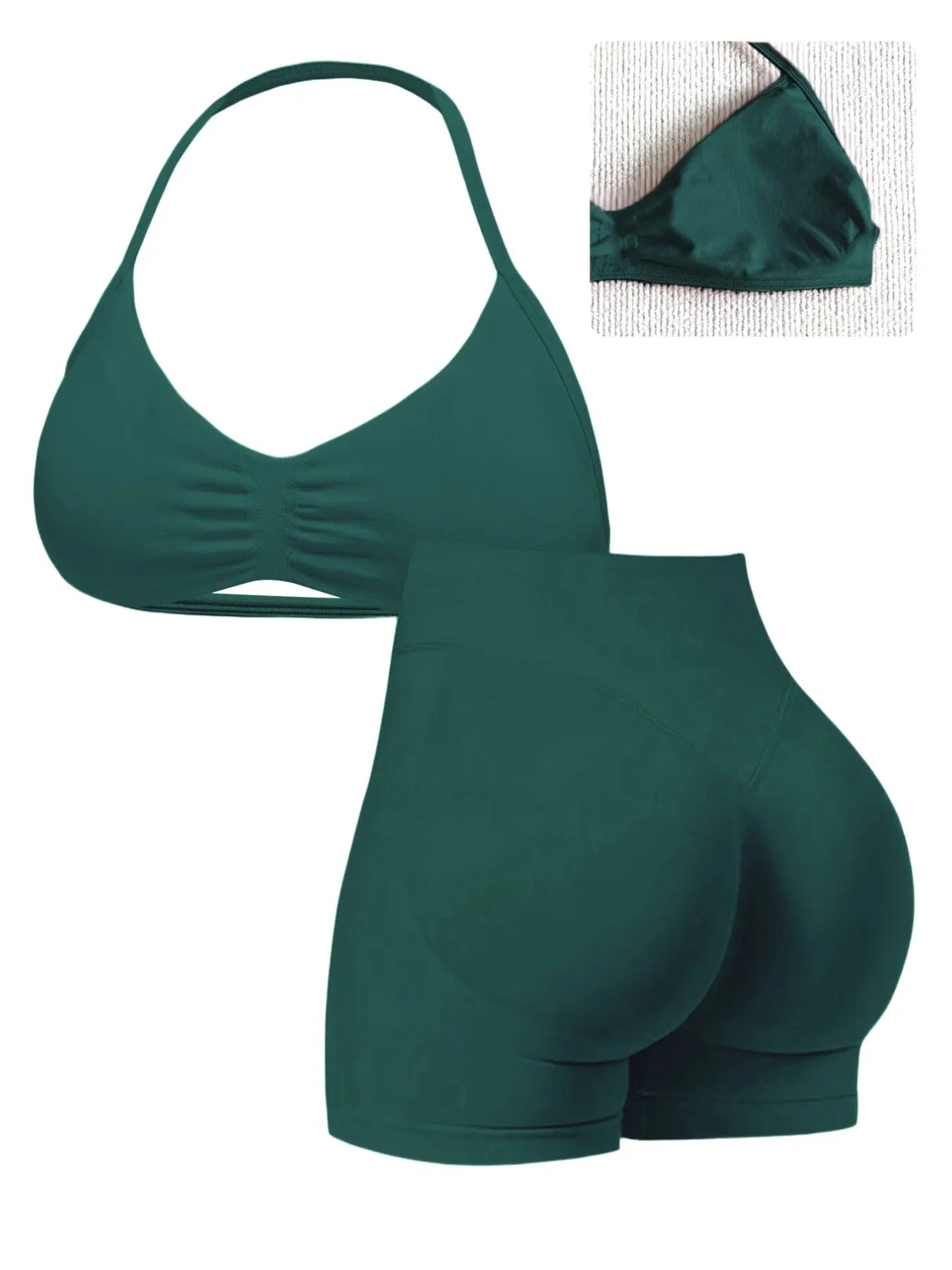 NINONERA Sporty Yoga Set — Dark Green