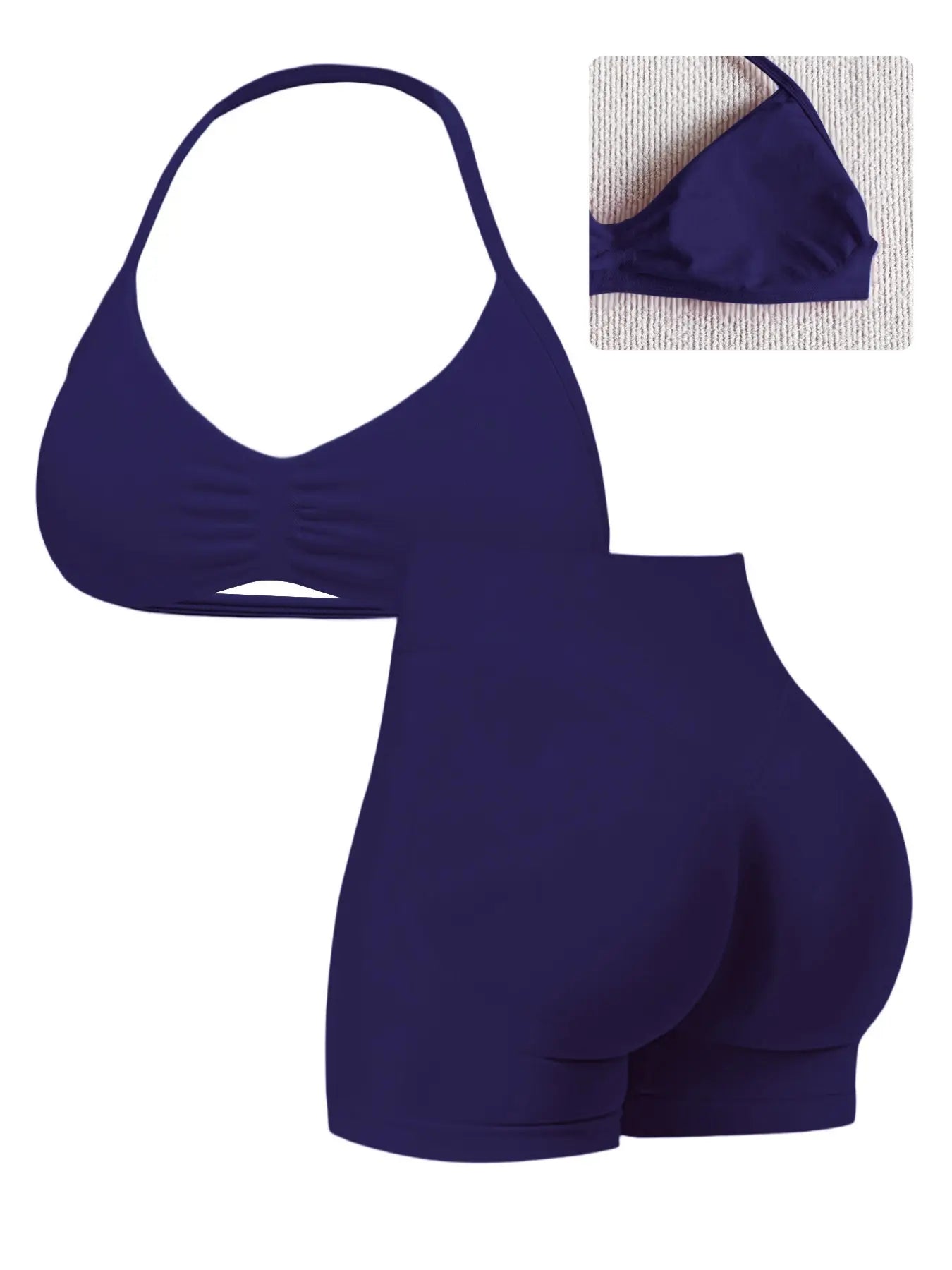 NINONERA Sporty Yoga Set — Navy Blue