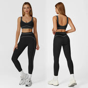 NINONERA Two-Piece Sports Set — Premium Black