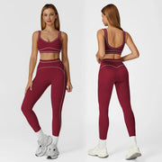 NINONERA Two-Piece Sports Set — Cherry Red