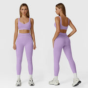 NINONERA Two-Piece Sports Set — Clawdah Purple