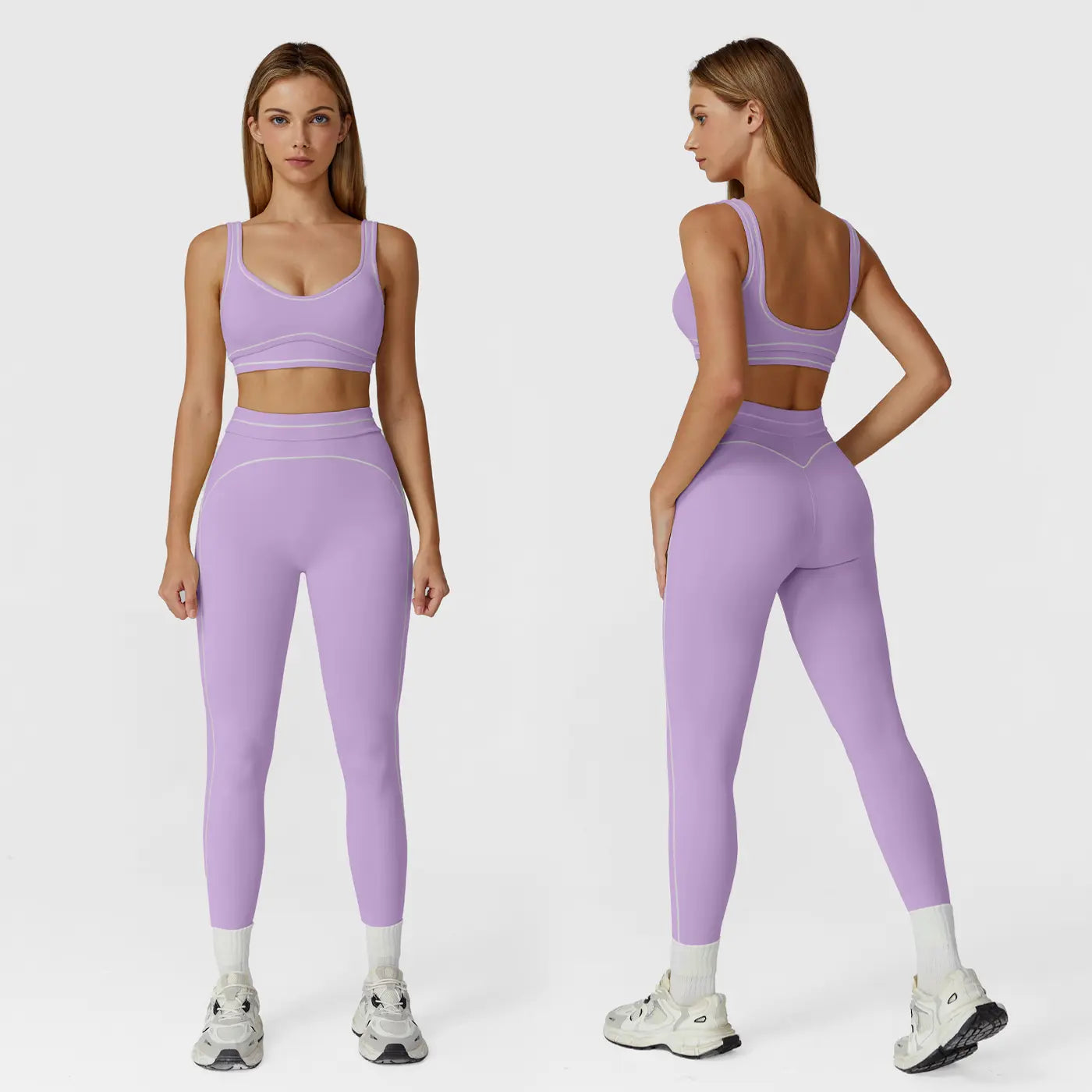 NINONERA Two-Piece Sports Set — Clawdah Purple