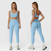 NINONERA Two-Piece Sports Set — Sky Blue