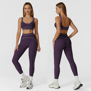 NINONERA Two-Piece Sports Set — Sauce purple 