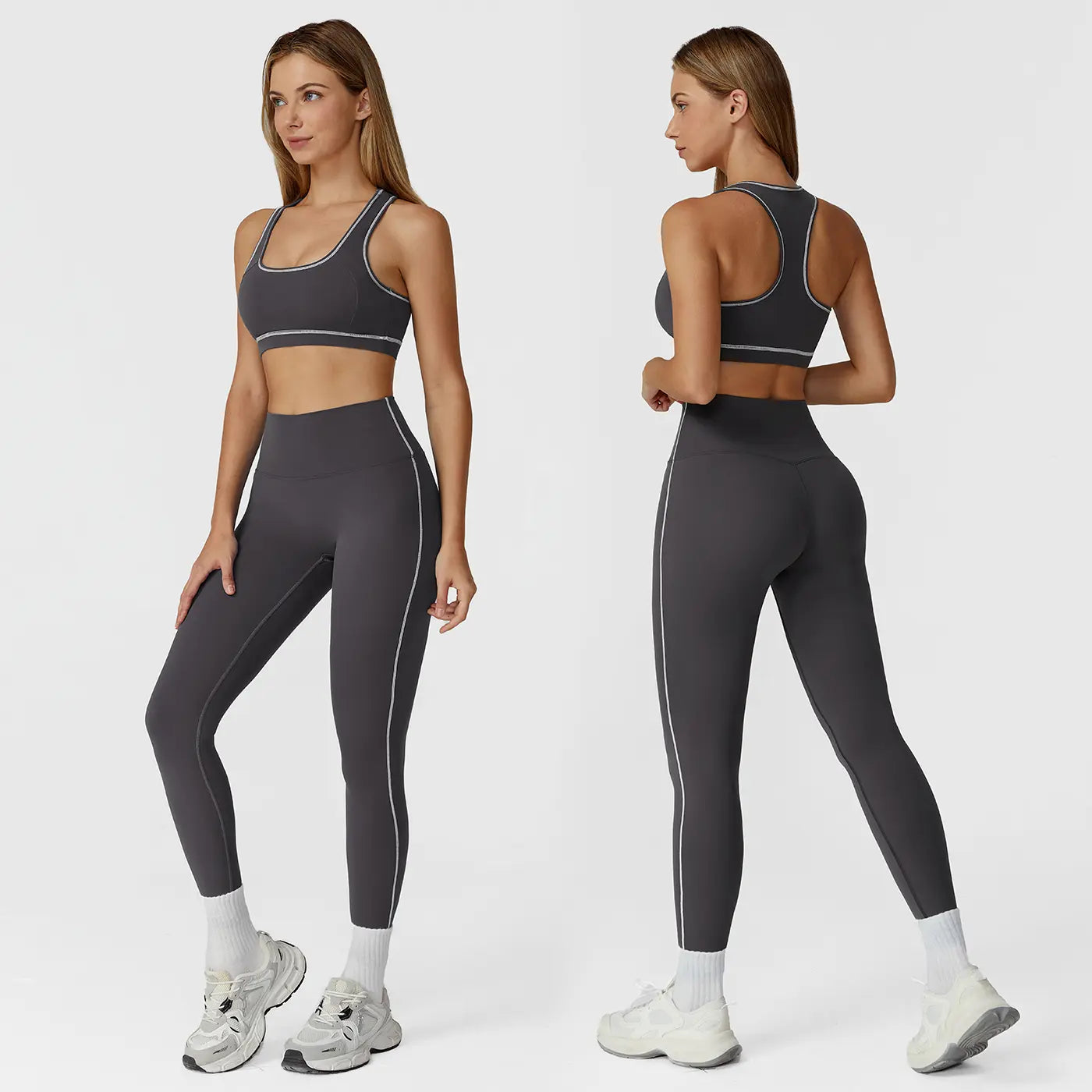 NINONERA Two-Piece Sports Set — Series Style (Volcanic Ash)