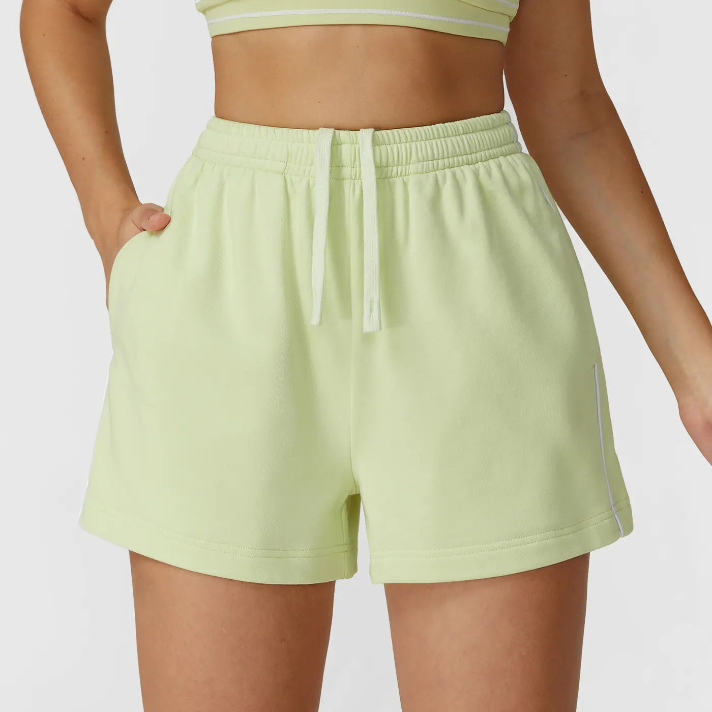 NINONERA Two-Piece Sports Set — Series Sweatpants (Lemon Green)
