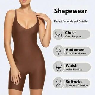 chocolate boyshort bodysuit