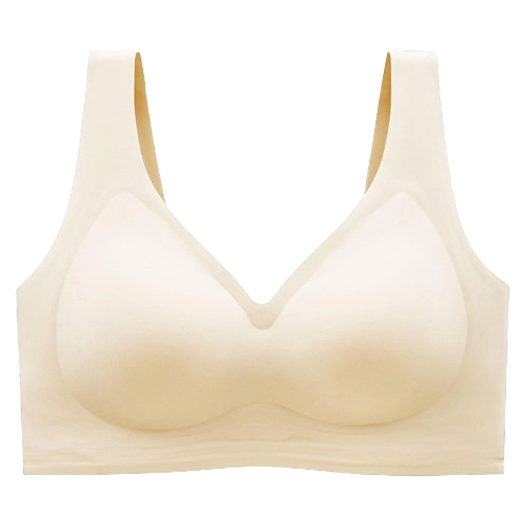 Classic Jelly Support Bra in Beige - Jelly Strips for Support