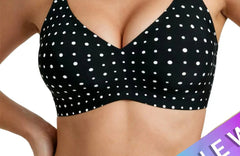 Black polka dot