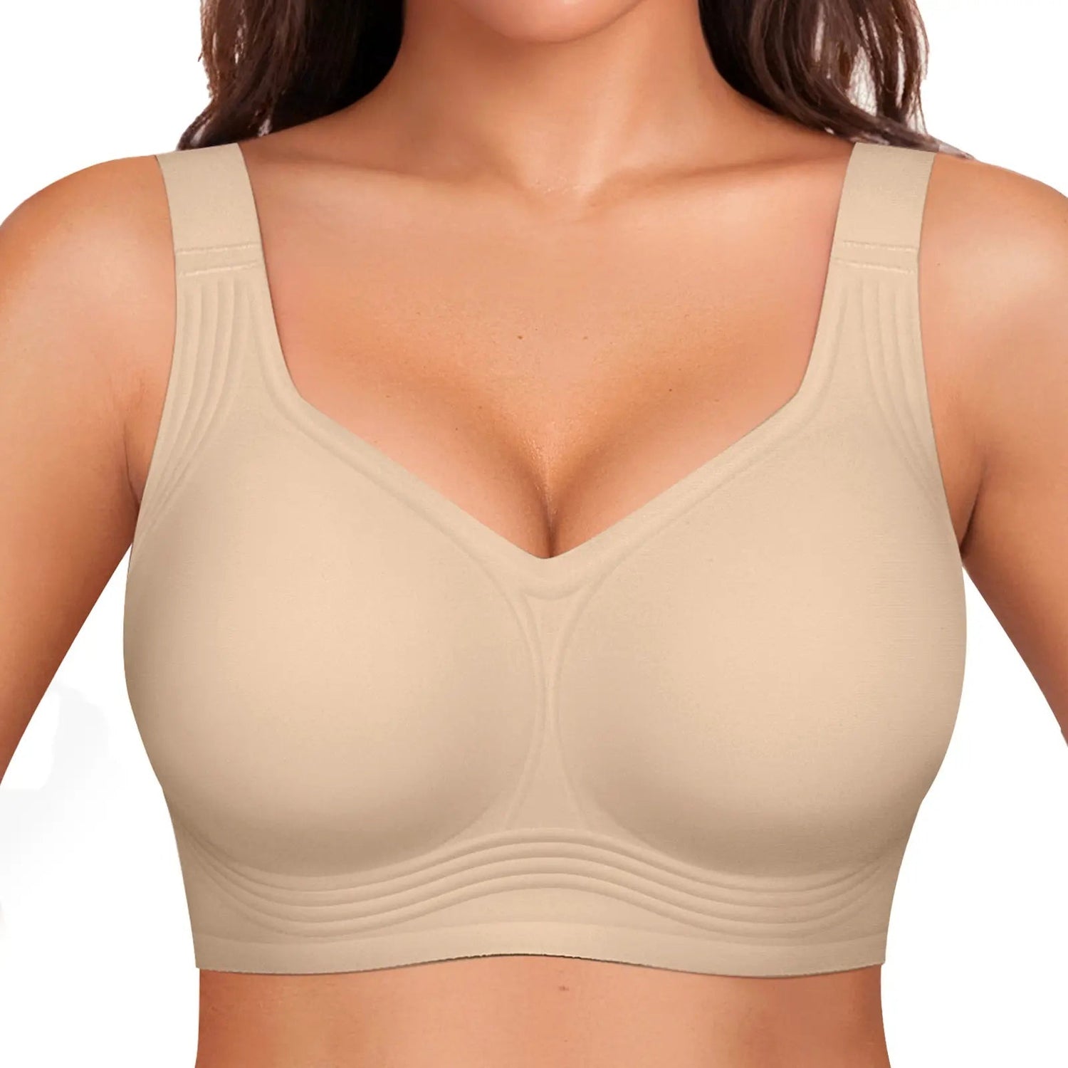 Sculpt Jelly Wireless Bra in Dark Nude