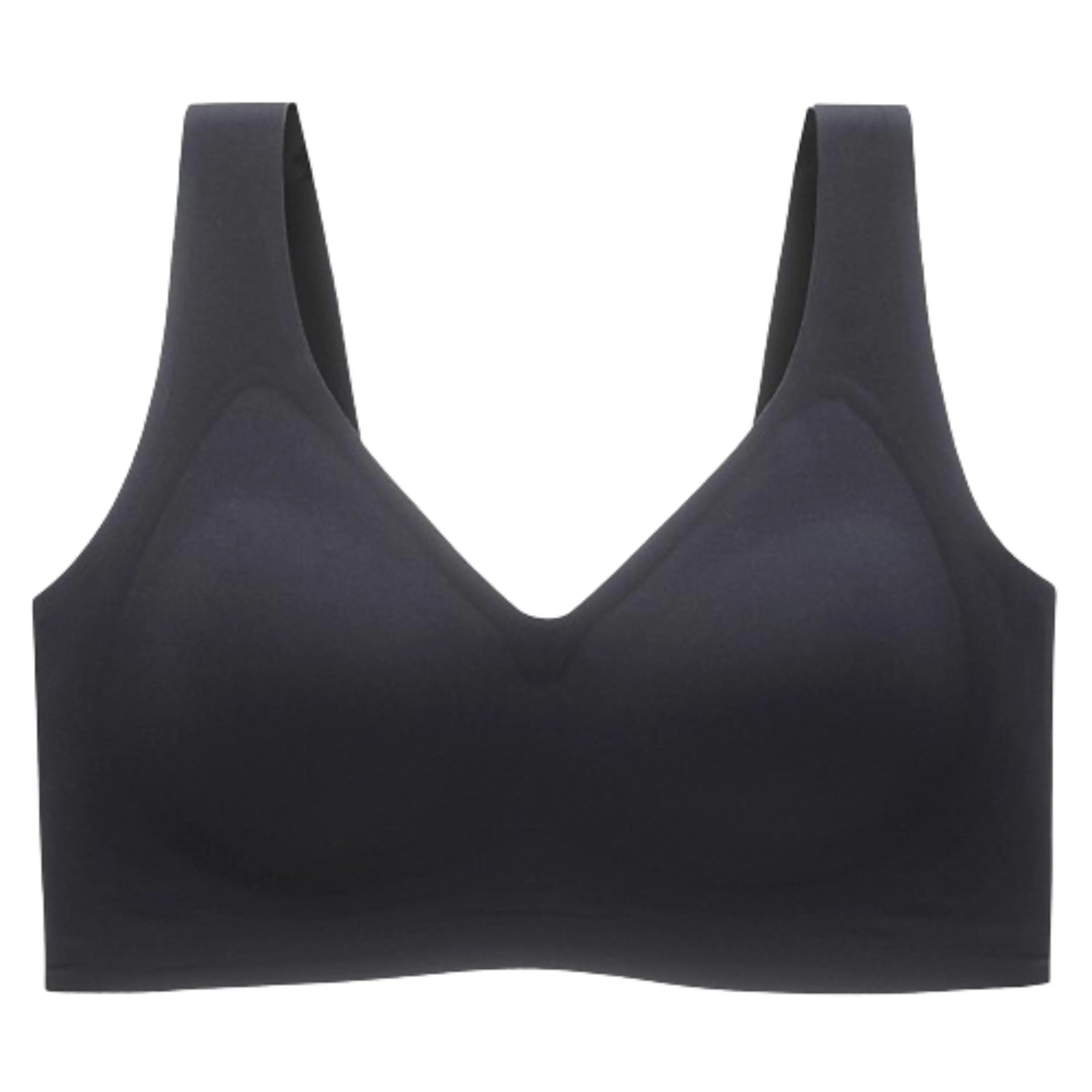 Classic Jelly Support Bra in Black - Jelly Strips for Support