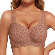 Sculpt Jelly Wireless Bra in Coffee Leopard