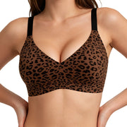 Contour Jelly Wireless Bra in Leopard Coffee