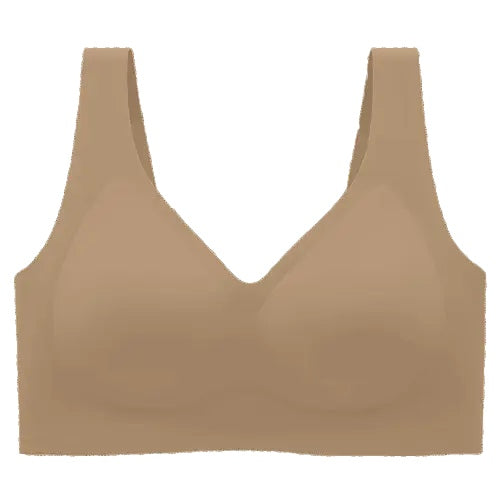 Classic Jelly Support Bra in Dark Nude - Jelly Strips for Support