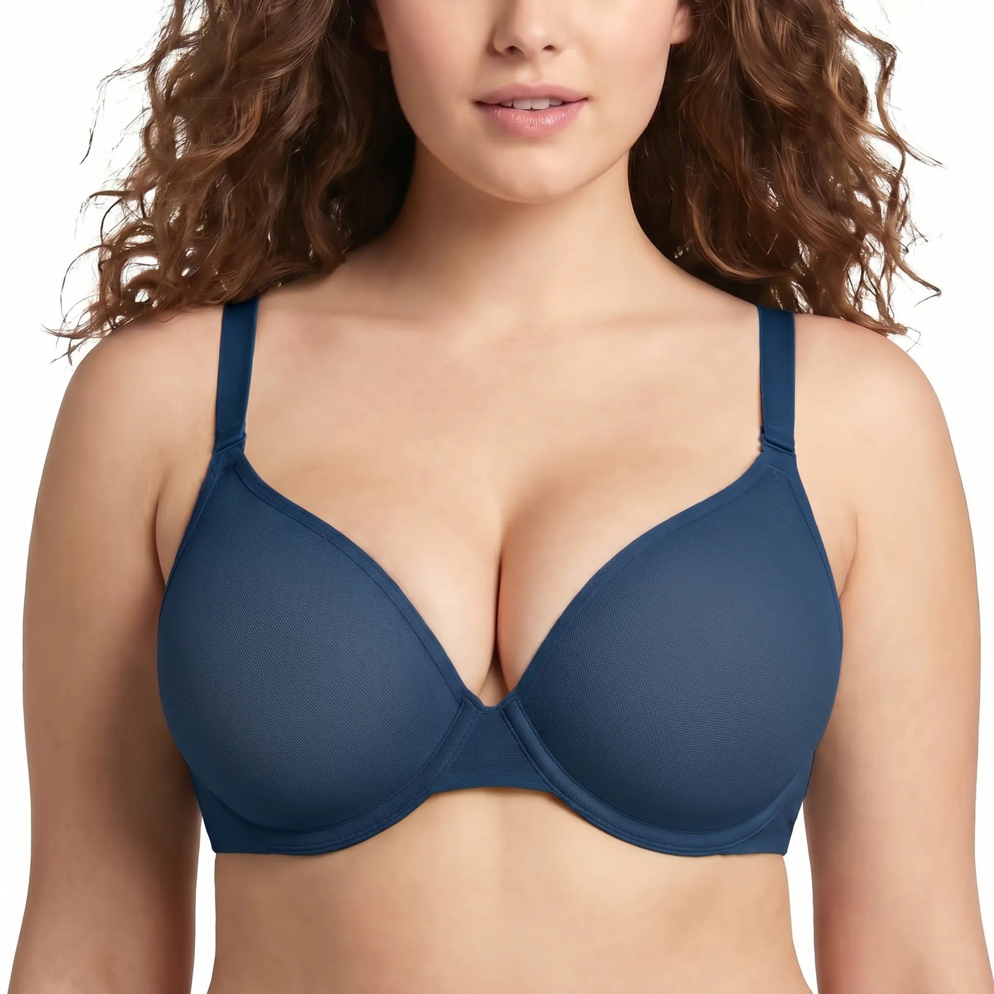 Airlight Convertible Mesh Bra in Ocean Blue