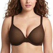 Airlight Convertible Mesh Bra in Chocolate
