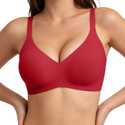 Contour Jelly Wireless Bra in Red