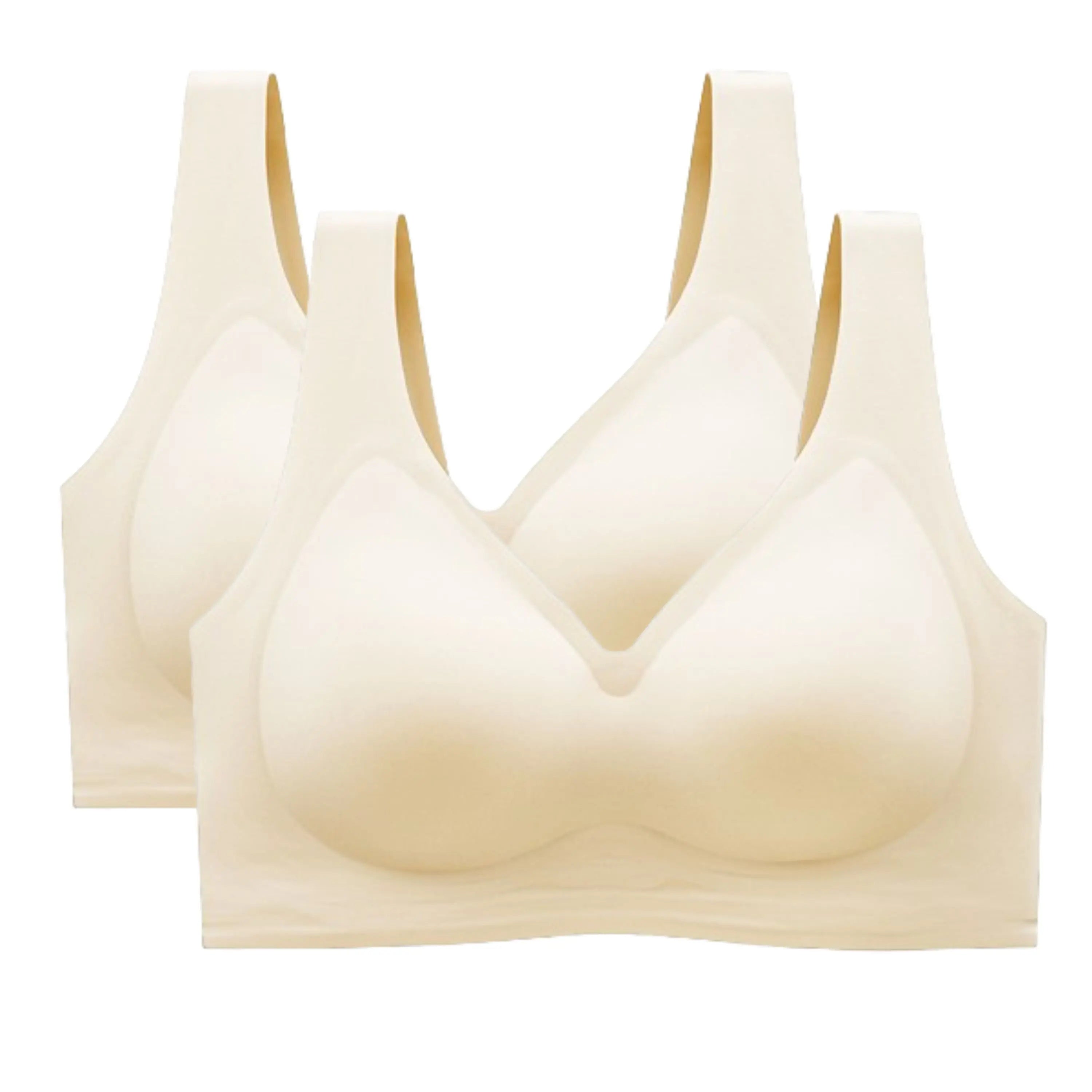 Classic Jelly Support Bra in Beige Duo Bundle - 2 Pcs