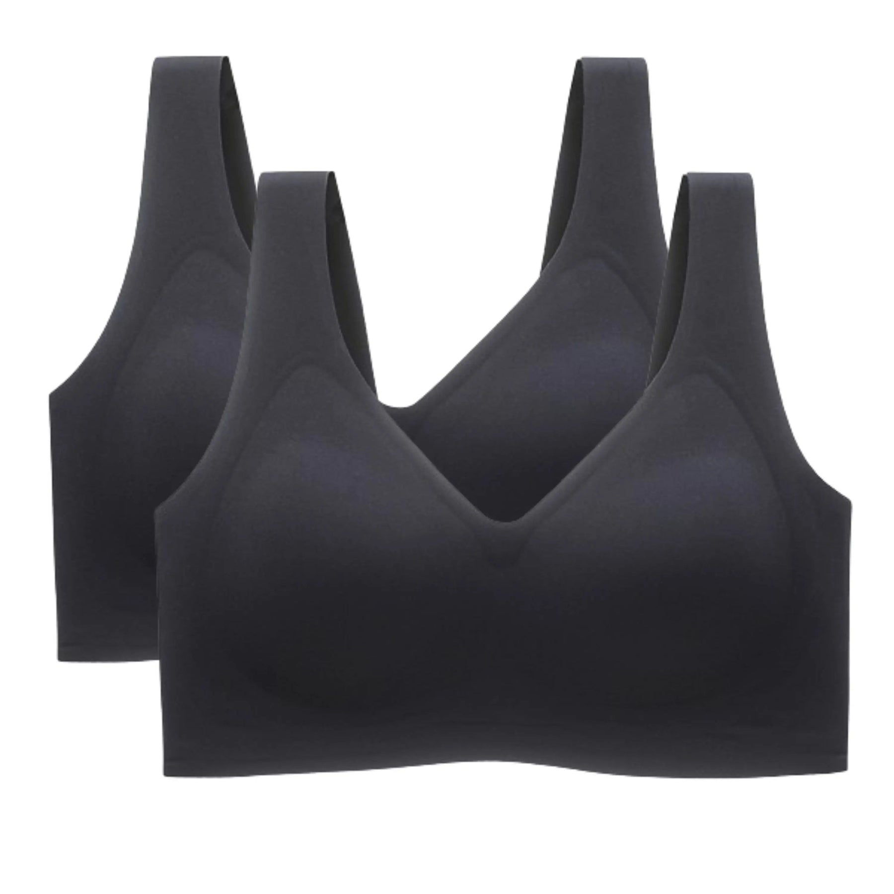 Classic Jelly Support Bra in Black Duo Bundle - 2Pcs