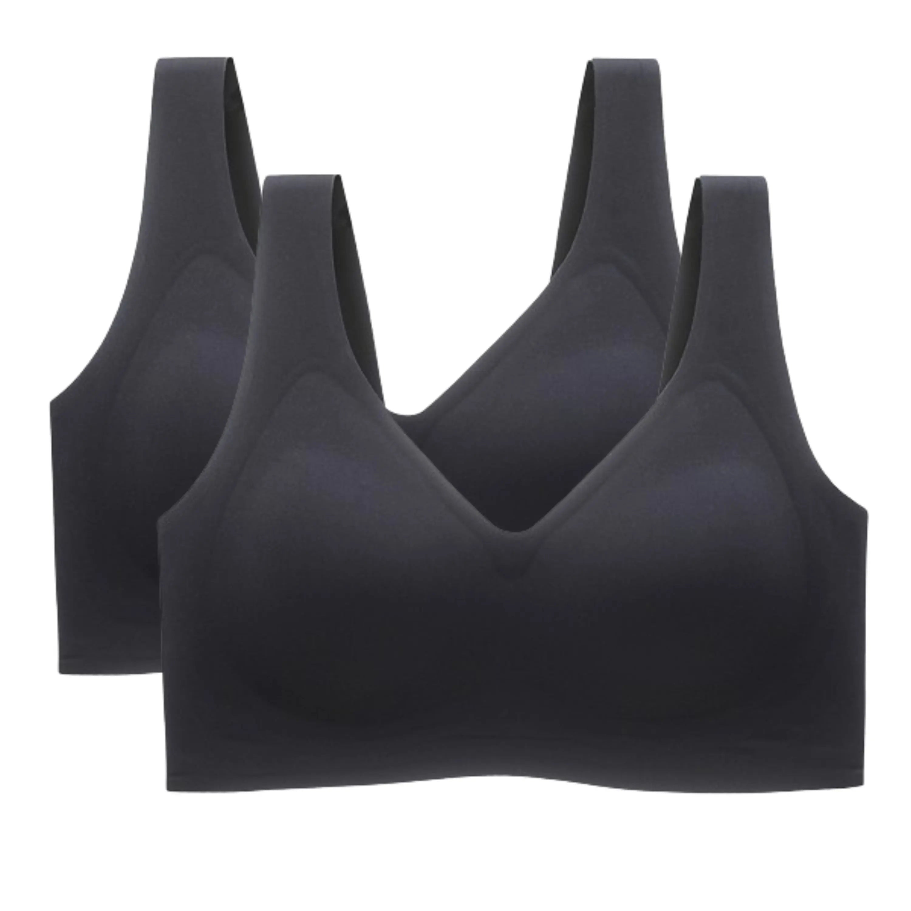 Classic Jelly Support Bra in Black Duo Bundle - 2Pcs