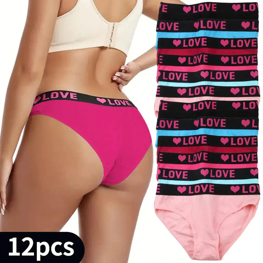 NINONERA Everyday-Rise Cotton Briefs 12-Pack
