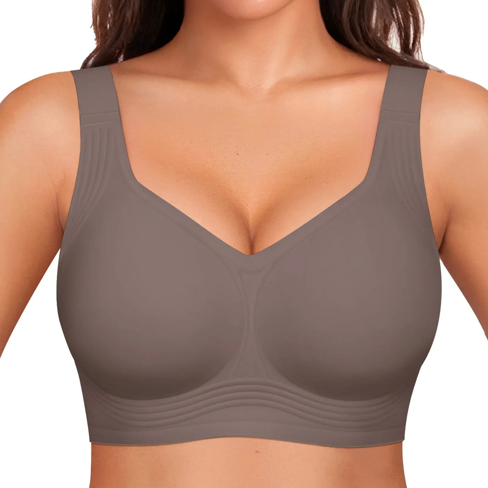 Second-Skin Jelly Bra in Gray
