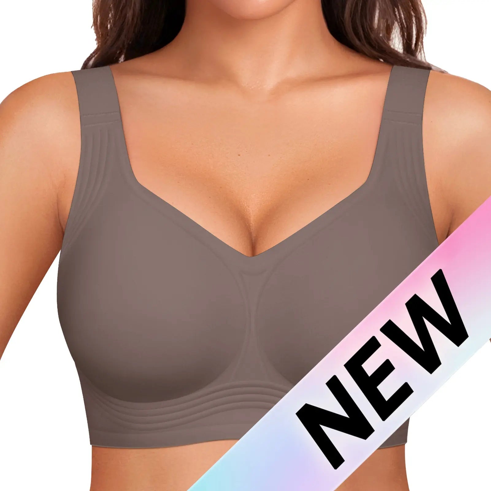 Sculpt Jelly Wireless Bra in Gray