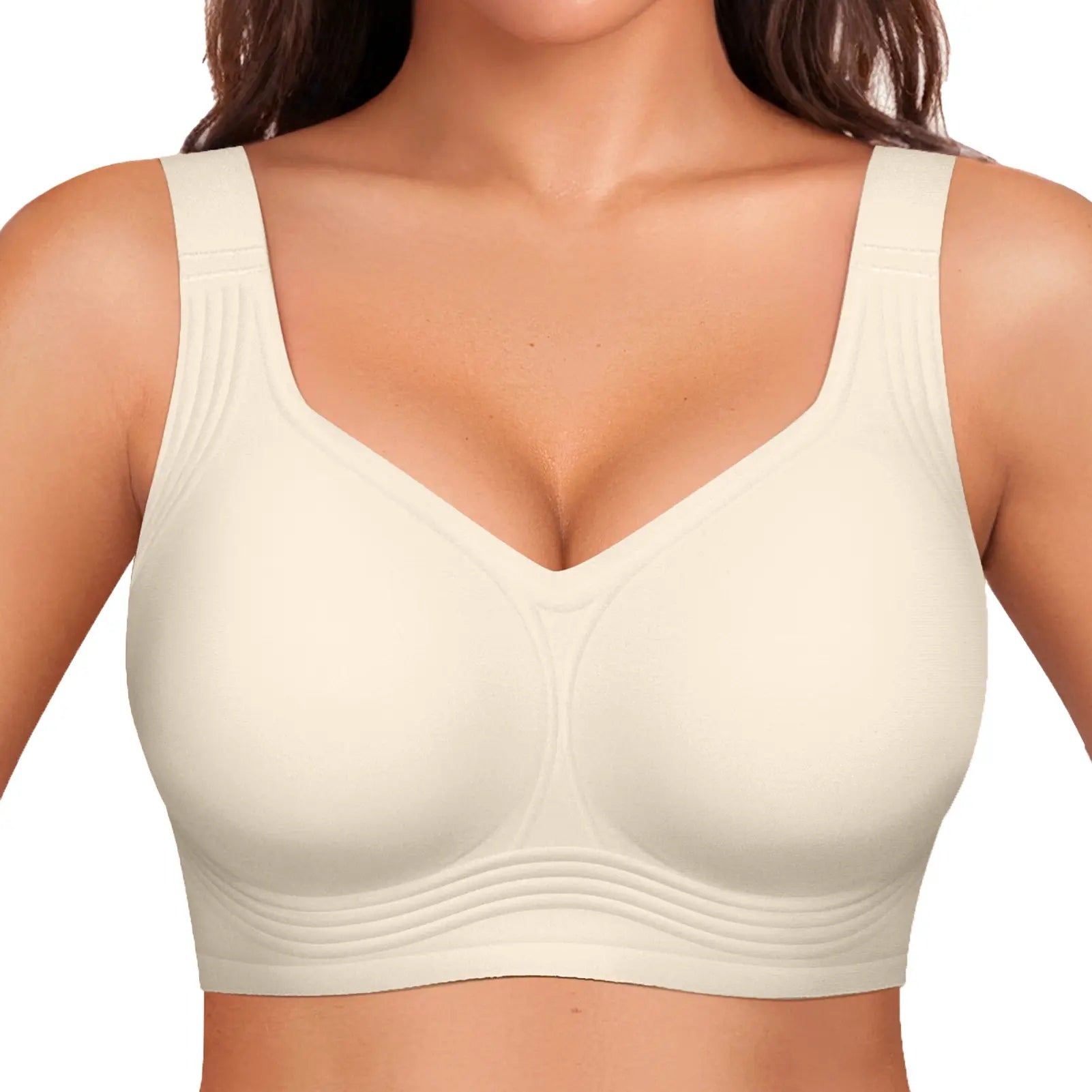 Second-Skin Jelly Bra in Cream White