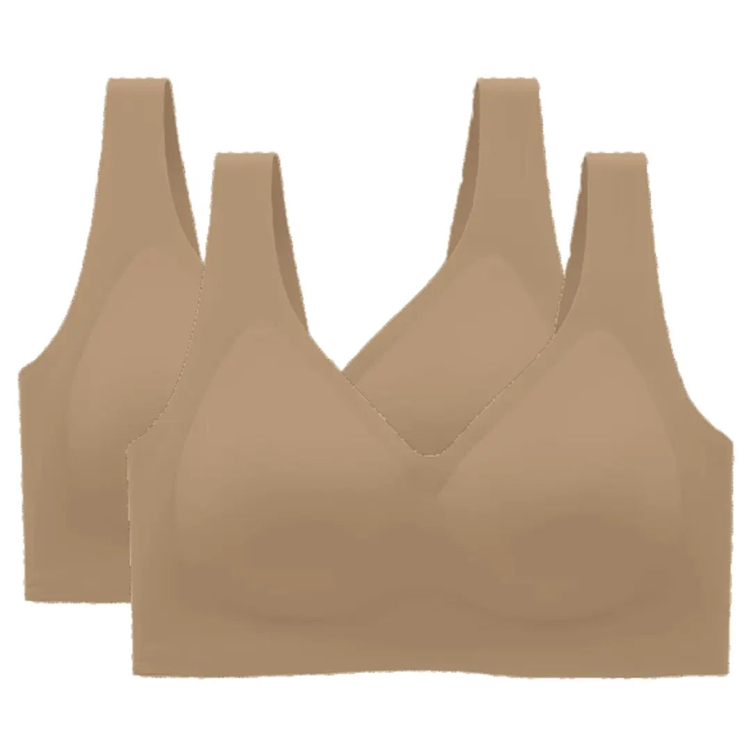 Classic Jelly Support Bra in Dark Nude Duo Bundle - 2Pcs