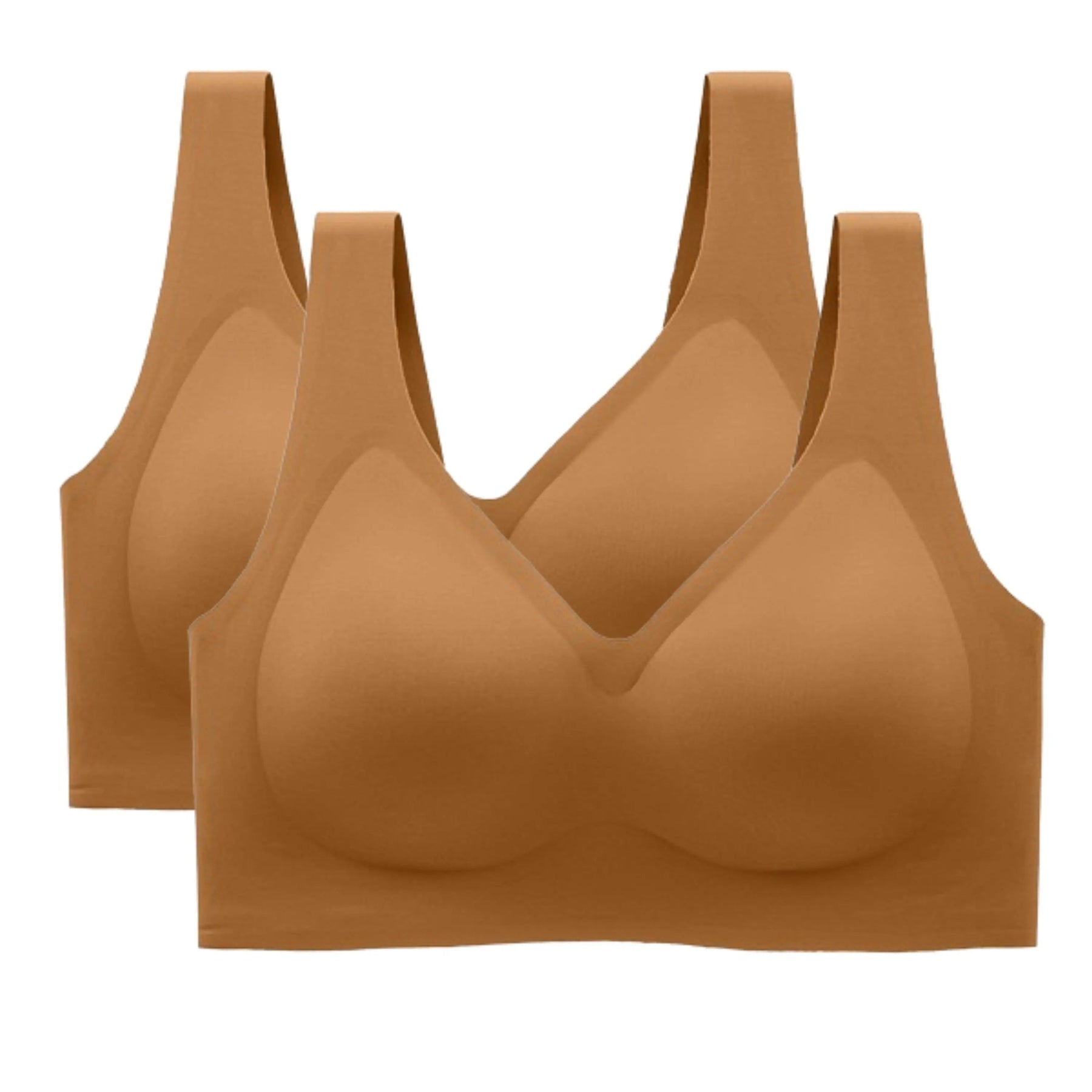Classic Jelly Support Bra in Caramel Duo Bundle - 2Pcs