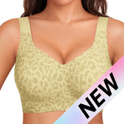 Second-Skin Jelly Bra in Green Leopard 