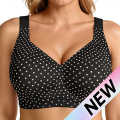 Black with White Polka Dot