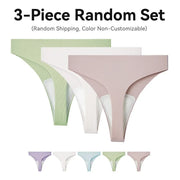 NINONERA SmoothLine Cover Thong Sets - 3-Piece Set Dopamine dressing Color